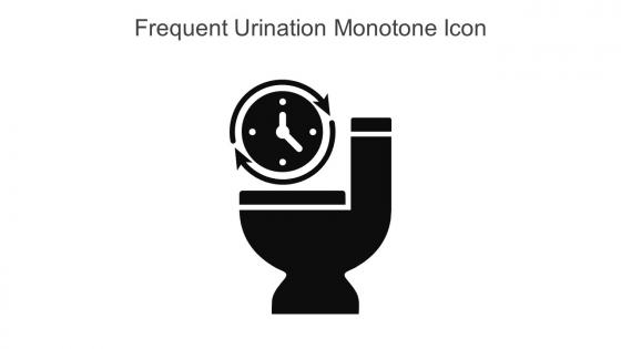 Frequent Urination Monotone Icon In Powerpoint Pptx Png And Editable Eps Format