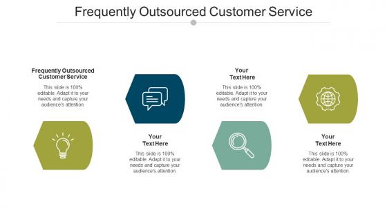 Frequently Outsourced Customer Service Ppt Powerpoint Presentation Summary Smartart Cpb