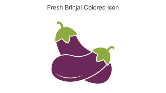 Fresh Brinjal Colored Icon In Powerpoint Pptx Png And Editable Eps Format