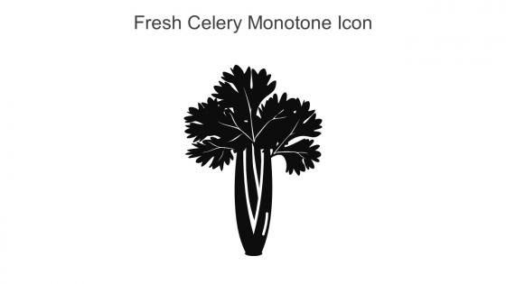 Fresh Celery Monotone Icon In Powerpoint Pptx Png And Editable Eps Format