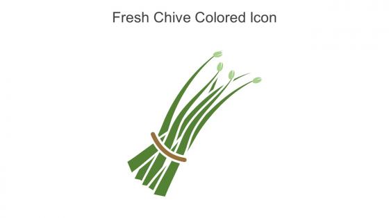 Fresh Chive Colored Icon In Powerpoint Pptx Png And Editable Eps Format