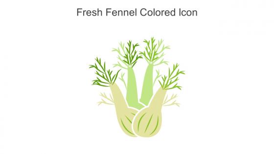 Fresh Fennel Colored Icon In Powerpoint Pptx Png And Editable Eps Format