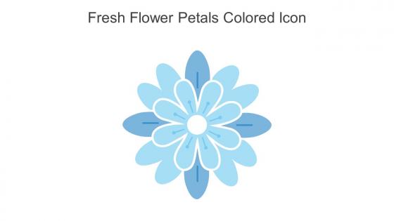 Fresh Flower Petals Colored Icon In Powerpoint Pptx Png And Editable Eps Format