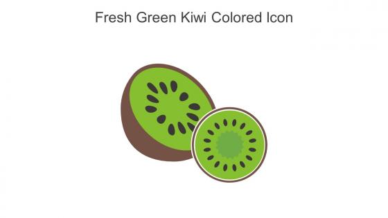 Fresh Green Kiwi Colored Icon In Powerpoint Pptx Png And Editable Eps Format