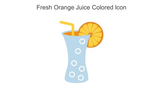 Fresh Orange Juice Colored Icon In Powerpoint Pptx Png And Editable Eps Format