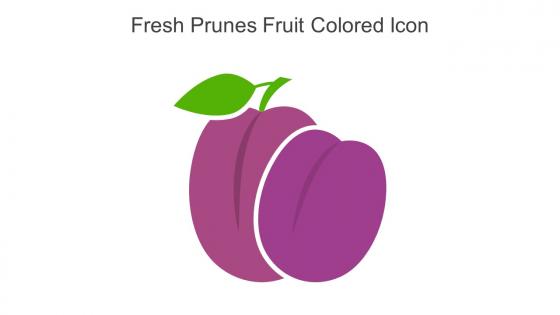 Fresh Prunes Fruit Colored Icon In Powerpoint Pptx Png And Editable Eps Format