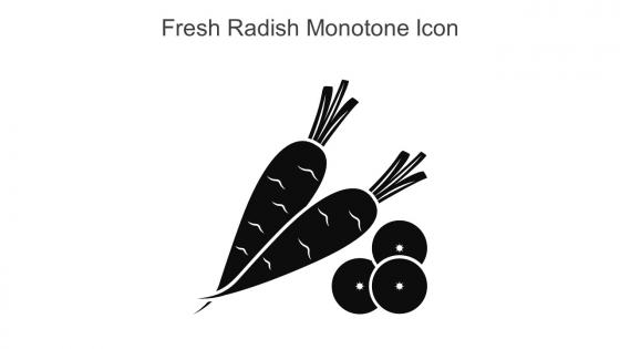 Fresh Radish Monotone Icon In Powerpoint Pptx Png And Editable Eps Format