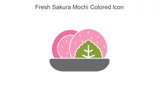Fresh Sakura Mochi Colored Icon In Powerpoint Pptx Png And Editable Eps Format