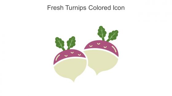 Fresh Turnips Colored Icon In Powerpoint Pptx Png And Editable Eps Format