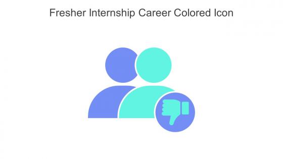 Fresher Internship Career Colored Icon In Powerpoint Pptx Png And Editable Eps Format