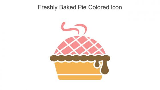 Freshly Baked Pie Colored Icon In Powerpoint Pptx Png And Editable Eps Format