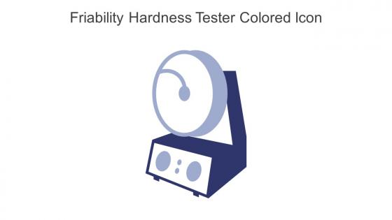 Friability Hardness Tester Colored Icon In Powerpoint Pptx Png And Editable Eps Format