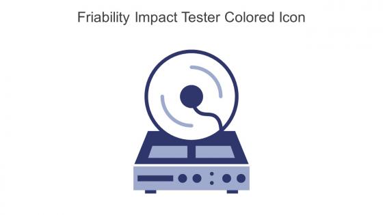 Friability Impact Tester Colored Icon In Powerpoint Pptx Png And Editable Eps Format