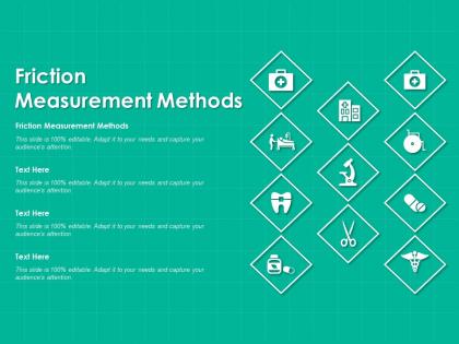 Friction measurement methods ppt powerpoint presentation professional shapes