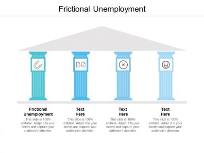 Frictional unemployment ppt powerpoint presentation slide cpb