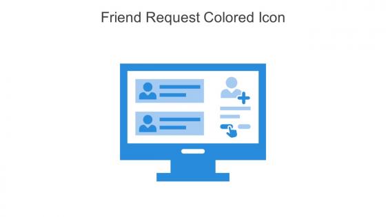 Friend Request Colored Icon In Powerpoint Pptx Png And Editable Eps Format