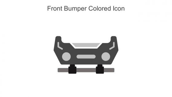 Front Bumper Colored Icon In Powerpoint Pptx Png And Editable Eps Format