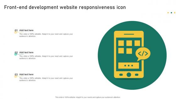 Front End Development Website Responsiveness Icon