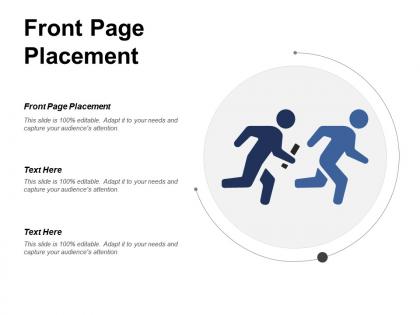 Front page placement ppt powerpoint presentation file structure cpb