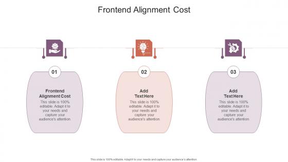 Frontend Alignment Cost In Powerpoint And Google Slides Cpb