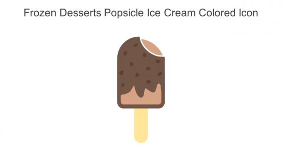 Frozen Desserts Popsicle Ice Cream Colored Icon In Powerpoint Pptx Png And Editable Eps Format