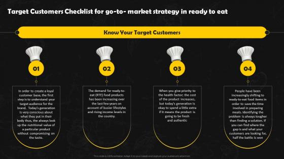 Frozen Foods Detailed Industry Report Part 1 Target Customers Checklist For Go To Market Strategy