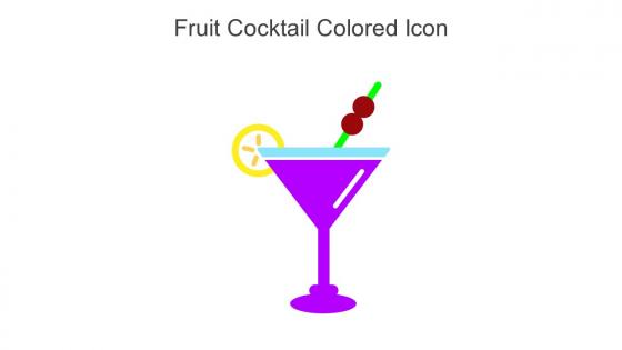 Fruit Cocktail Colored Icon In Powerpoint Pptx Png And Editable Eps Format