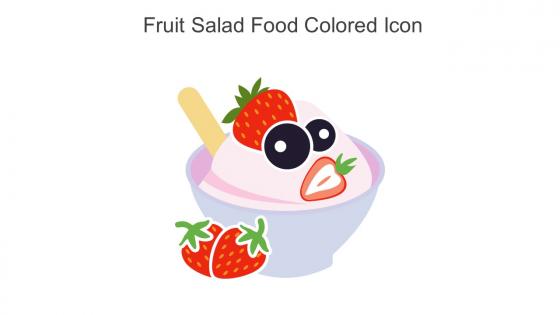 Fruit Salad Food Colored Icon In Powerpoint Pptx Png And Editable Eps Format