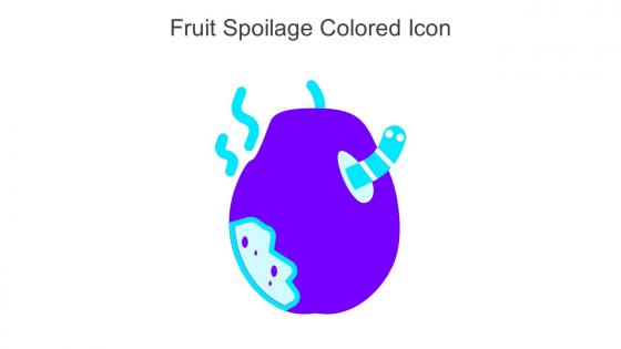 Fruit Spoilage Colored Icon In Powerpoint Pptx Png And Editable Eps Format