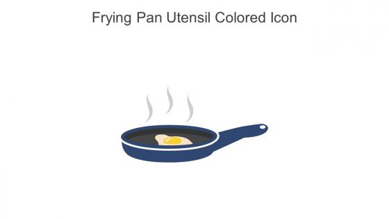 Frying Pan Utensil Colored Icon In Powerpoint Pptx Png And Editable Eps Format