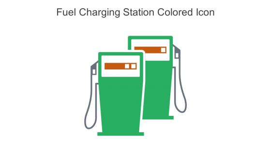 Fuel Charging Station Colored Icon In Powerpoint Pptx Png And Editable Eps Format