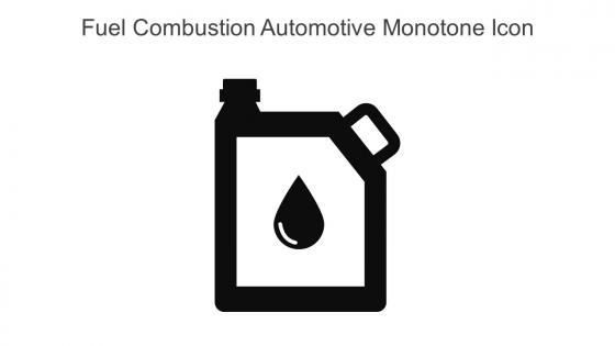 Fuel Combustion Automotive Monotone Icon In Powerpoint Pptx Png And Editable Eps Format