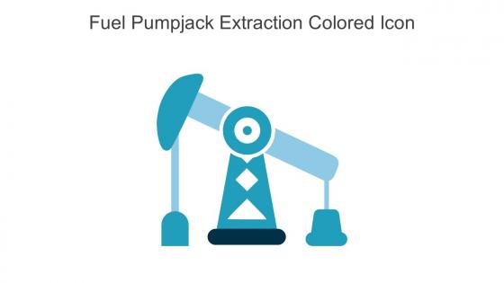 Fuel Pumpjack Extraction Colored Icon In Powerpoint Pptx Png And Editable Eps Format