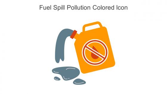 Fuel Spill Pollution Colored Icon In Powerpoint Pptx Png And Editable Eps Format