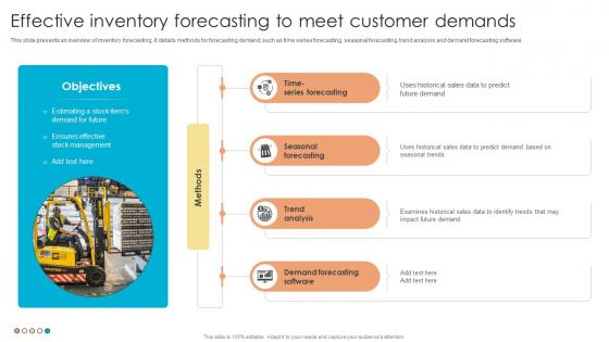 Fulfillment Center Optimization Effective Inventory Forecasting To Meet Customer Demands