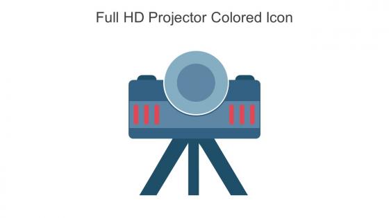 Full HD Projector Colored Icon In Powerpoint Pptx Png And Editable Eps Format