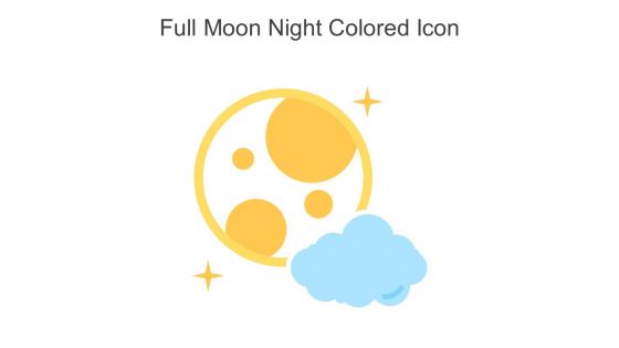 Full Moon Night Colored Icon In Powerpoint Pptx Png And Editable Eps Format
