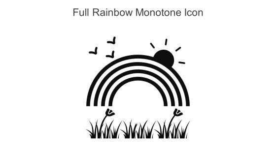 Full Rainbow Monotone Icon In Powerpoint Pptx Png And Editable Eps Format