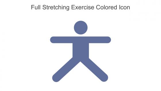 Full Stretching Exercise Colored Icon In Powerpoint Pptx Png And Editable Eps Format