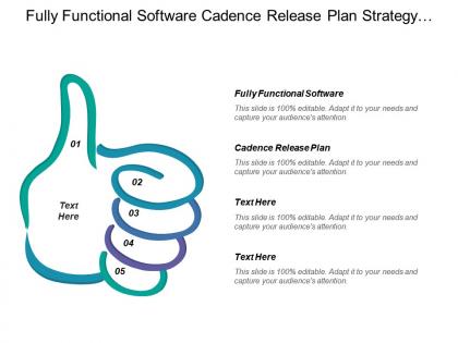 Fully functional software cadence release plan strategy deliver