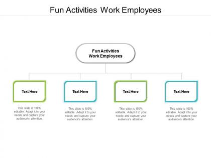 Fun activities work employees ppt powerpoint presentation styles cpb