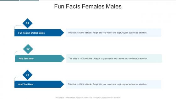Fun Facts Females Males In Powerpoint And Google Slides Cpb
