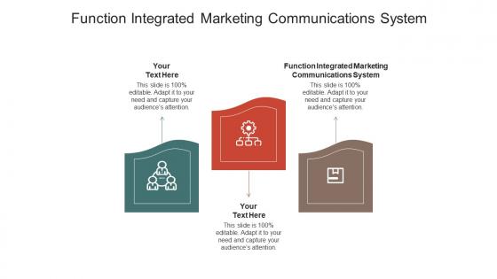 Function integrated marketing communications system ppt portfolio information cpb