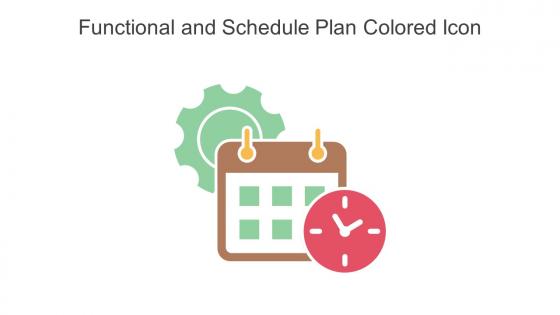 Functional And Schedule Plan Colored Icon In Powerpoint Pptx Png And Editable Eps Format