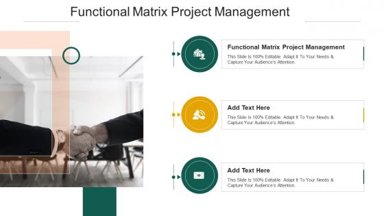 Functional Matrix Project Management In Powerpoint And Google Slides Cpb