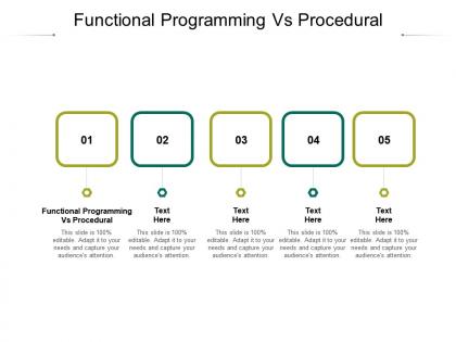 Functional programming vs procedural ppt powerpoint presentation show design ideas cpb