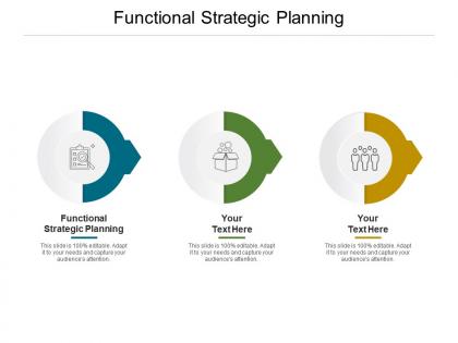 Functional strategic planning ppt powerpoint presentation portfolio influencers cpb