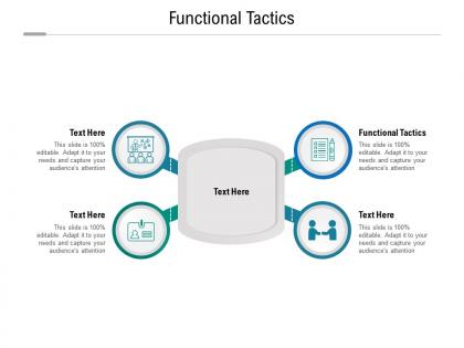 Functional tactics ppt powerpoint presentation professional slides cpb