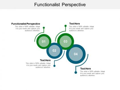 Functionalist perspective ppt powerpoint presentation show icons cpb