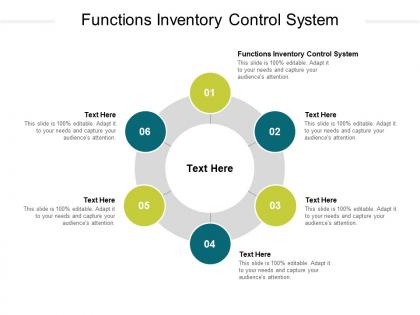 Functions inventory control system ppt powerpoint presentation infographics design templates cpb